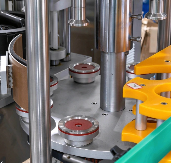 high precision round container labeling machine