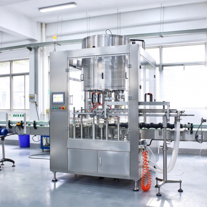 automatic rotary trigger spray capping machine for household cleaner bottles