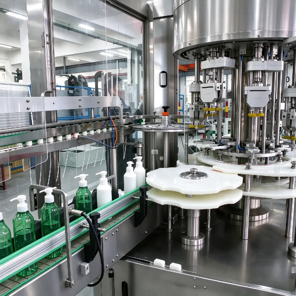 High Speed Pump Capping Machine for Personal Care Products | My Website