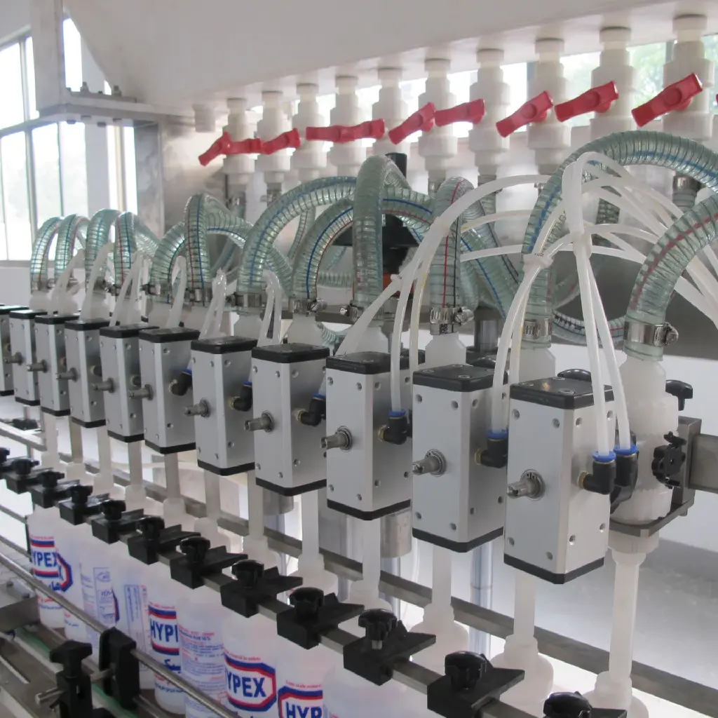 Advanced Customizable Pneumatic Lotion Filling Machine for Shampoo ...